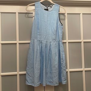 Linen Dress with Pockets